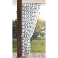 Kép 5/10 - Garden16 vízálló kerti függöny elkötővel Fehér 155x240 cm 1