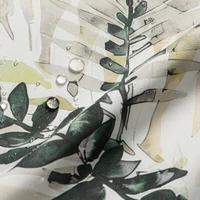 Kép 4/10 - Garden2 vízálló mintás kerti függöny elkötővel Fehér 155x200 cm 6