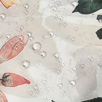 Kép 9/10 - Garden2 vízálló mintás kerti függöny elkötővel Fehér 155x220 cm 4