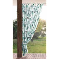 Kép 6/10 - Garden2 vízálló mintás kerti függöny elkötővel Fehér 155x220 cm 1