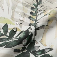 Kép 2/10 - Garden2 vízálló mintás kerti függöny elkötővel Fehér 155x240 cm 6