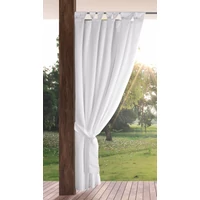 Kép 5/10 - Garden2 vízálló mintás kerti függöny elkötővel Fehér 155x240 cm 1