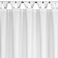 Kép 8/10 - Garden2 vízálló mintás kerti függöny elkötővel Fehér 155x240 cm 3