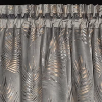 Kép 11/11 - Gloria bársony sötétítő függöny Acélszürke 140x300 cm 5