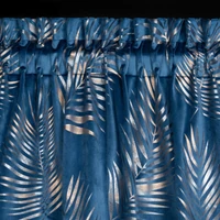 Kép 11/11 - Gloria bársony sötétítő függöny Gránátkék 140x300 cm 5