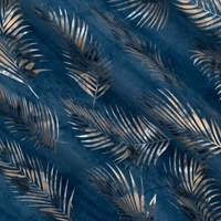 Kép 3/11 - Gloria bársony sötétítő függöny Gránátkék 140x300 cm 7