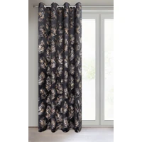 Kép 3/11 - Gloria2 bársony sötétítő függöny Fekete 140x250 cm 2