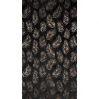 Kép 11/11 - Gloria2 bársony sötétítő függöny Fekete 140x250 cm 10