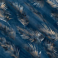 Kép 2/11 - Gloria2 bársony sötétítő függöny Gránátkék 140x250 cm 6