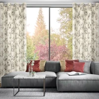 Kép 5/10 - Gloria2 bársony sötétítő függöny Krémszín 140x250 cm 8