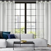 Kép 4/9 - Hera mintás dekor függöny Fehér 140x250 cm 7