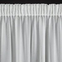 Kép 5/11 - Hera mintás dekor függöny Fehér 140x270 cm 3