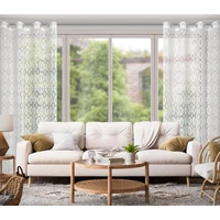 Kép 9/10 - Iga fényáteresztő függöny Fehér 140x250 cm 8