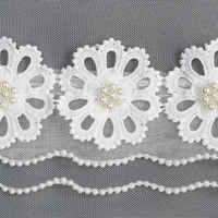 Kép 7/8 - Isola díszes fényáteresztő függöny Fehér 350x250 cm 4