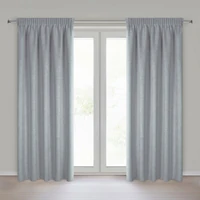 Kép 1/11 - Jula2 öko stílusú sötétítő függöny Világoskék 140x270 cm