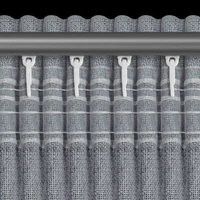 Kép 5/11 - Jula2 öko stílusú sötétítő függöny Világoskék 140x270 cm 7