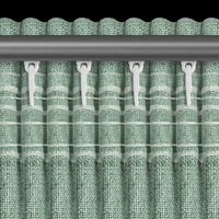 Kép 8/11 - Jula2 öko stílusú sötétítő függöny Világoszöld 140x270 cm 7