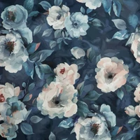 Kép 9/10 - Kira mintás dekor függöny Gránátkék 140x270 cm 4
