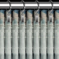 Kép 4/10 - Kira mintás dekor függöny Gránátkék 140x270 cm 8