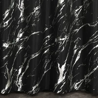 Kép 10/10 - Lani mintás dekor függöny Fekete 140x250 cm 5