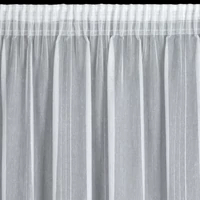 Kép 4/11 - Laura fényes szállal átszőtt fényáteresztő függöny Fehér 140x280 cm 3