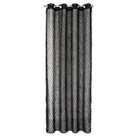 Kép 6/9 - Laurel modern fekete függöny mohair díszítéssel Fekete 140x250 cm 2