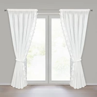 Kép 1/11 - Leti dekor függöny szett Fehér 140x270 cm 2db