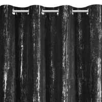 Kép 8/10 - Libi mintás dekor függöny Fekete 140x250 cm 3