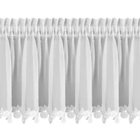 Kép 4/7 - Lili vitrázs függöny Fehér 30x150 cm 2