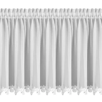 Kép 4/7 - Lili vitrázs függöny Fehér 60x150 cm 2