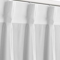Kép 8/11 - Loreta díszes fényáteresztő függöny Fehér 80x270 cm 10
