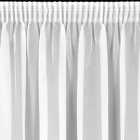 Kép 11/16 - Lucy fehér fényáteresztő függöny voile anyagból 200x270 cm 10