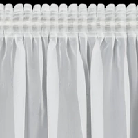 Kép 5/17 - Lucy fényáteresztő függöny voile anyagból Fehér 140x270 cm 4