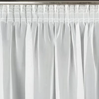 Kép 6/17 - Lucy fényáteresztő függöny voile anyagból Fehér 140x270 cm 5