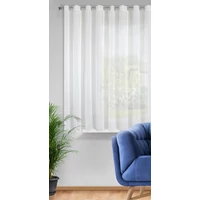 Kép 7/7 - Lucy fényáteresztő függöny voile anyagból Fehér 350x150 cm