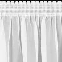 Kép 6/14 - Lucy fényáteresztő függöny voile anyagból Fehér 400x250 cm 5