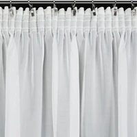 Kép 5/12 - Lucy fényáteresztő függöny voile anyagból Fehér 400x150 cm 4