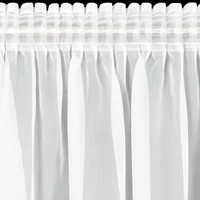Kép 6/12 - Lucy fényáteresztő függöny voile anyagból Fehér 400x150 cm 5