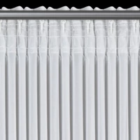 Kép 4/10 - Luisa díszes fényáteresztő függöny Fehér 400x160 cm  7