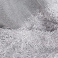Kép 2/9 - Margaret dekor függöny mohair díszítéssel Ezüst 140x250 cm 6