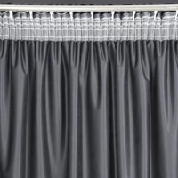 Kép 6/11 - Mariela bársony sötétítő függöny Fekete 140x270 cm 8