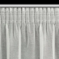 Kép 4/11 - Marion fehér függöny Fehér 140x270 cm 7