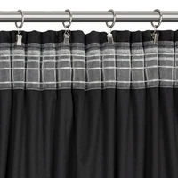 Kép 6/11 - Marion modern fekete függöny Fekete 140x270 cm 8