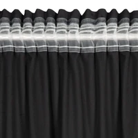 Kép 7/11 - Marion modern fekete függöny Fekete 140x270 cm 9