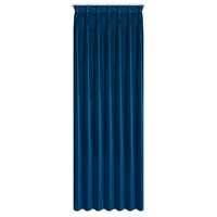 Kép 9/11 - Melanie bársony sötétítő függöny Gránátkék 80x270 cm 3