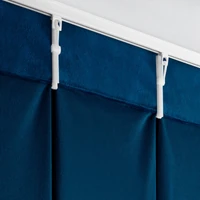 Kép 4/11 - Melanie bársony sötétítő függöny Gránátkék 80x270 cm 8