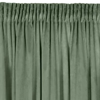 Kép 4/7 - Melanie bársony sötétítő függöny Sötét menta 140x270 cm 3