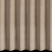 Kép 2/8 - Melanie bársony sötétítő függöny Sötét bézs 140x260 cm 6