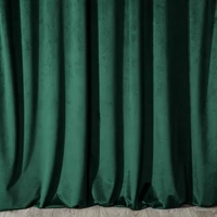 Kép 4/9 - Melanie bársony sötétítő függöny Palackzöld 140x270 cm 6
