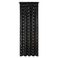 Kép 6/11 - Mili sötétítő függöny Fekete 140x270 cm 2